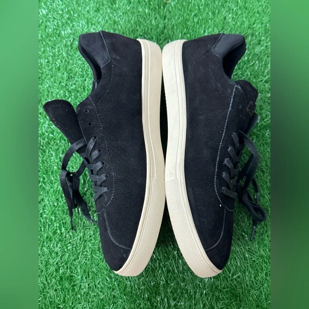 Clae sneakers black perforated suede Size 12‎